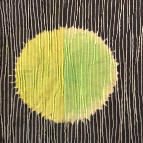 Steve Sells Studio Shibori oversized cowl neck tunic top - Picture 10 of 16